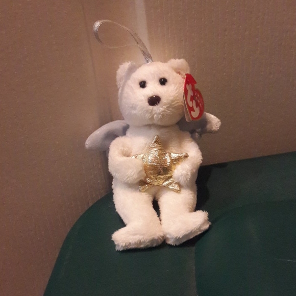 ❤TY Star Jingle Beanies Blue Wings - Picture 1 of 5